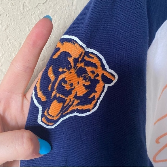 Junk Food | Women's NFL Chicago Bears Raglan 3/4 Sleeve Tee Size Large - Picture 3 of 7